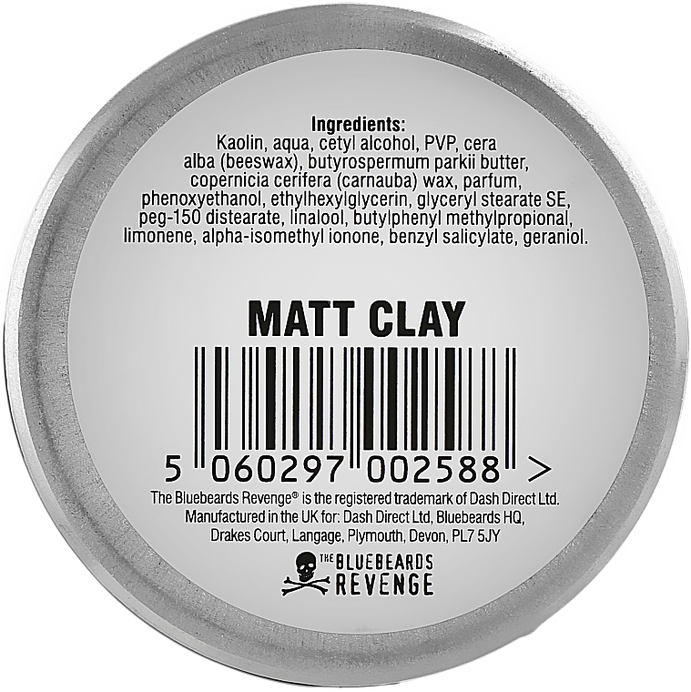 Матовая глина для укладки волос - The Bluebeards Revenge Matt Clay — фото N6