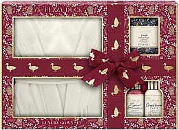 Парфумерія, косметика Набір - Baylis & Harding The Fuzzy Duck Winter Wonderland Luxury Gown Gift Set (sh/gel/100ml + sh/cr/100ml + soak/cr/75g + dressing/gown/1pc)