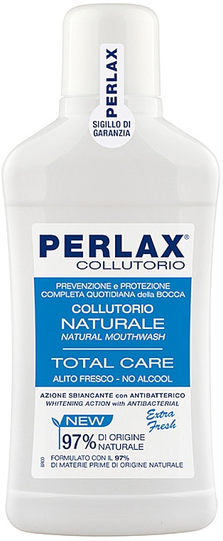 Ополіскувач для ротової порожнини - Mil Mil Perlax Total Care Natural Mouthwash — фото N1