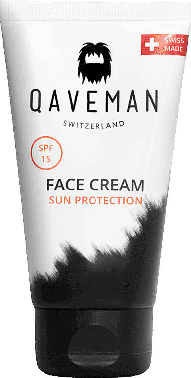 Крем для обличчя із захистом від сонця - Qaveman Face Cream Sun Protection SPF 15 — фото N1