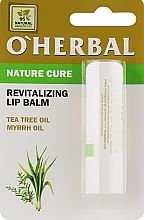 Духи, Парфюмерия, косметика Восстанавливающий бальзам для губ - O'Herbal Revitalizing Lip Balm Nature Cure