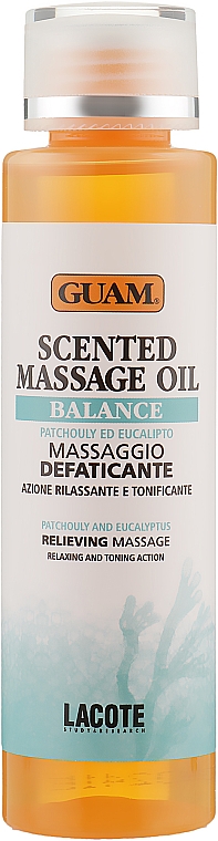 Ароматизована масажна олія - Guam Scented Massage Oil Balance — фото N1