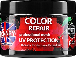 Парфумерія, косметика Маска для волосся з УФ-захистом - Ronney Professional Color Repair Mask UV Protection