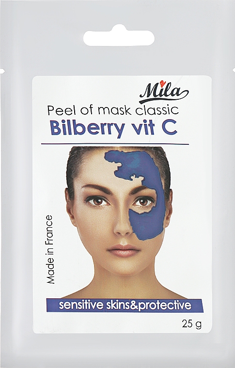 Маска альгінатна "Чорниця і вітамін С" - Mila bilberry mask