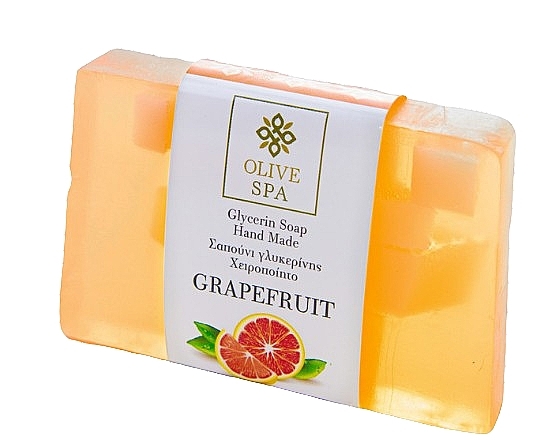 Глицериновое мыло "Grapefruit" - Olive Spa Hand Made Glycerin Soap — фото N1