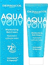 Зволожувальний крем для обличчя - Dermacol Aqua Aqua Moisturizing Rich Cream — фото N2