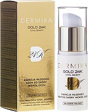 Духи, Парфюмерия, косметика Крем для кожи вокруг глаз - Dermika Gold 24 Eye Cream