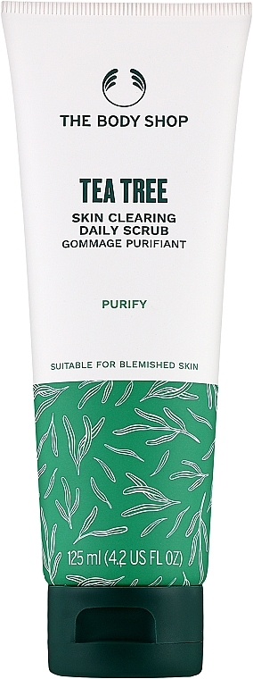 Скраб для обличчя "Чайне дерево" - The Body Shop Tea Tree Skin Clearing Daily Scrub — фото N1