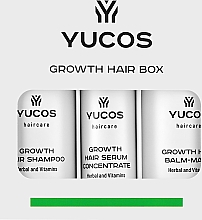 Набор - Yucos Growth Hair (shm/250ml + balm/mask/250ml + serum/100ml) — фото N2