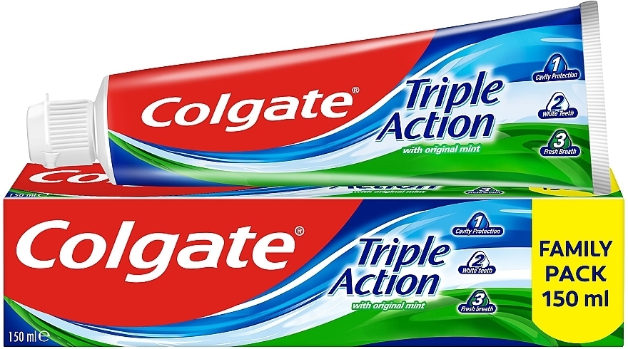 Зубная паста "Тройное действие" комплексная - Colgate Triple Action