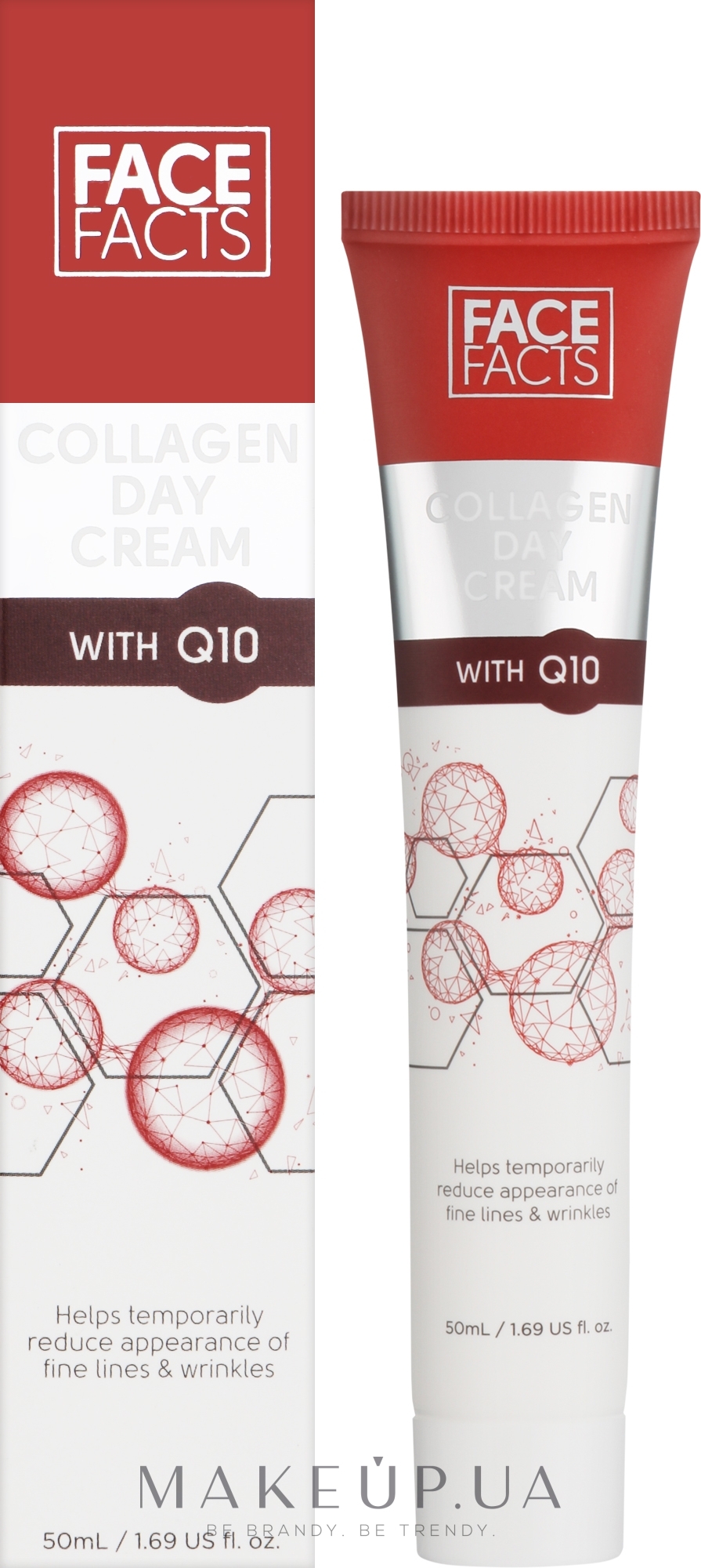 Денний крем для шкіри обличчя з колагеном та коензимом Q10 - Face Facts Collagen & Q10 Day Cream — фото 50ml