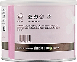 Теплый воск для депиляции в банке "Розовый TIO2" - Simple Use Beauty Depilation Wax — фото N2