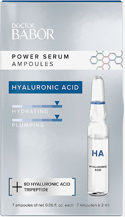 Ампулы с гиалуроновой кислотой - Doctor Babor Power Serum Ampoules Hyaluronic Acid — фото N1