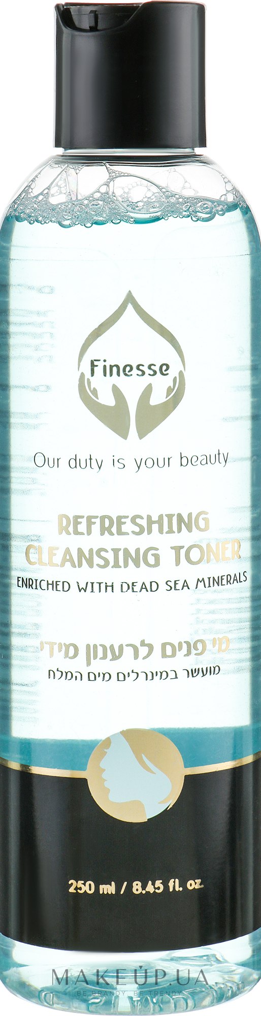 Освітлюваьний тонік з з освіжальним ефектом - Finesse Dead Sea Refreshing Cleanser Toner — фото 250ml