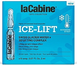 Ампули для обличчя "Охолоджувальна підтяжка" - La Cabine Ice-lift Ampoules — фото N4