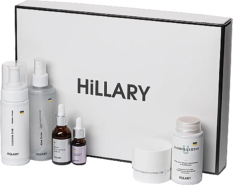 Набір для догляду за сухою та чутливою шкірою, 6 продуктів - Hillary Perfect — фото N1