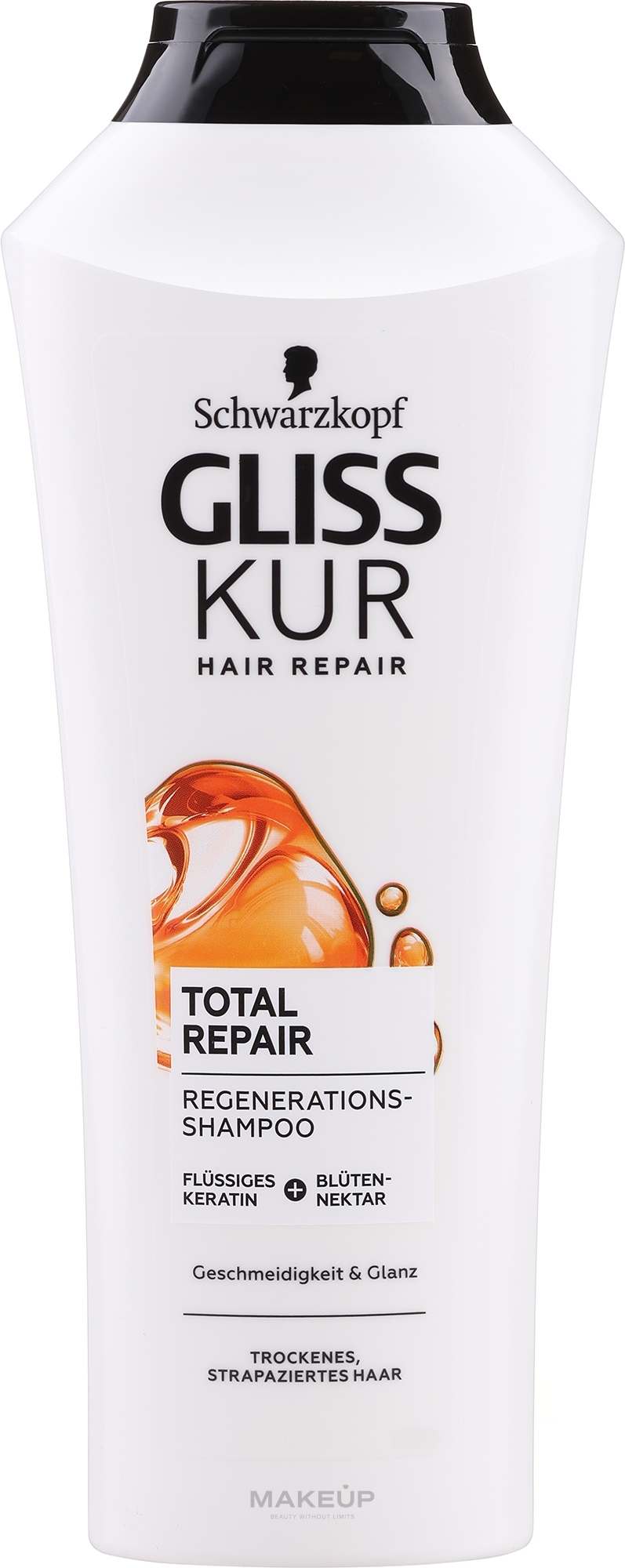 Шампунь для сухих поврежденных волос - Gliss Kur Total Repair — фото 400ml