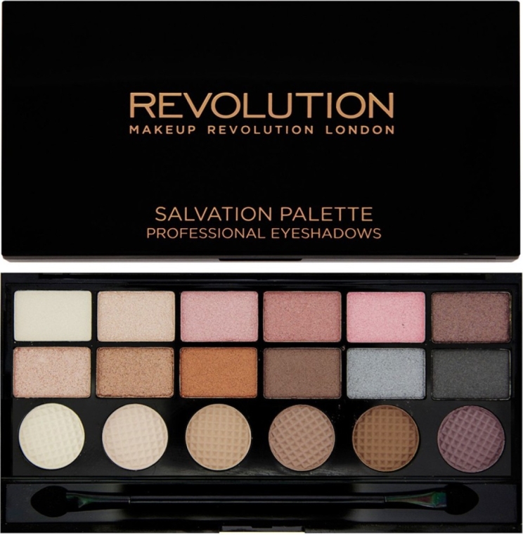 Палетка теней для век, 18 оттенков - Makeup Revolution Salvation Palette Girl Panic