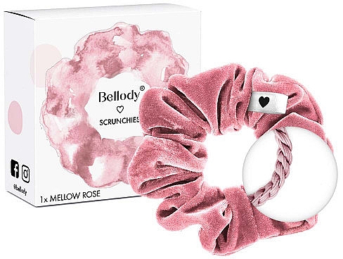 Резинка для волос, mellow rose, 1 шт. - Bellody Original Scrunchie — фото N2