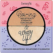 Парфумерія, косметика Консилер-хайлайтер для обличчя - Benefit Cosmetics Boi-ing & Watt's up!