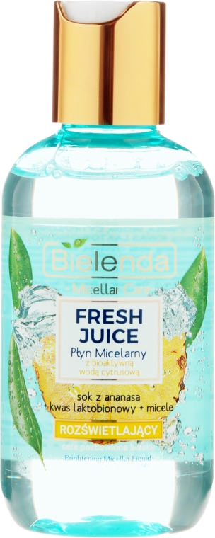 Мицеллярная осветляющая жидкость "Ананас" - Bielenda Botanic Fresh Juice — фото N1
