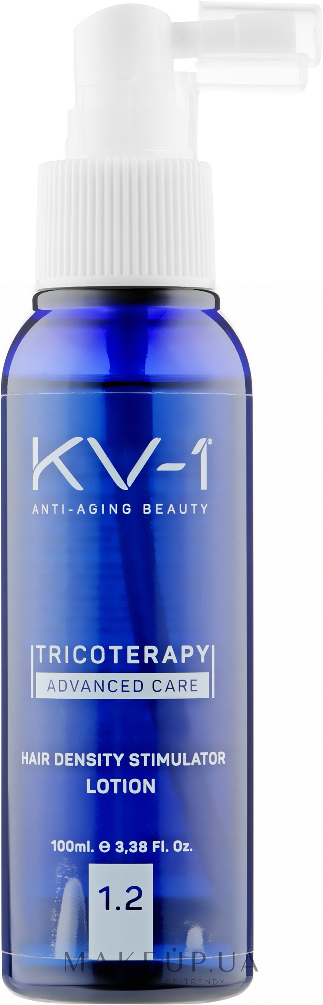 Лосьйон для стимуляції росту волосся 1.2 - KV-1 Tricoterapy Hair Densiti Stimulator Loton — фото 100ml