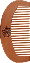 Гребінець CS356 для волосся, дерев'яний, овал - Cosmo Shop — фото N1