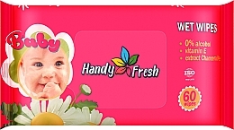 Салфетки влажные детские "Алоэ", 60 шт. - Handy Fresh Baby — фото N2