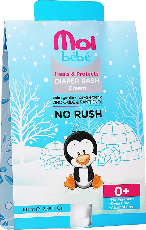 Крем для тела - Moi Bebe Heals & Protects Diaper Rash Cream — фото N2