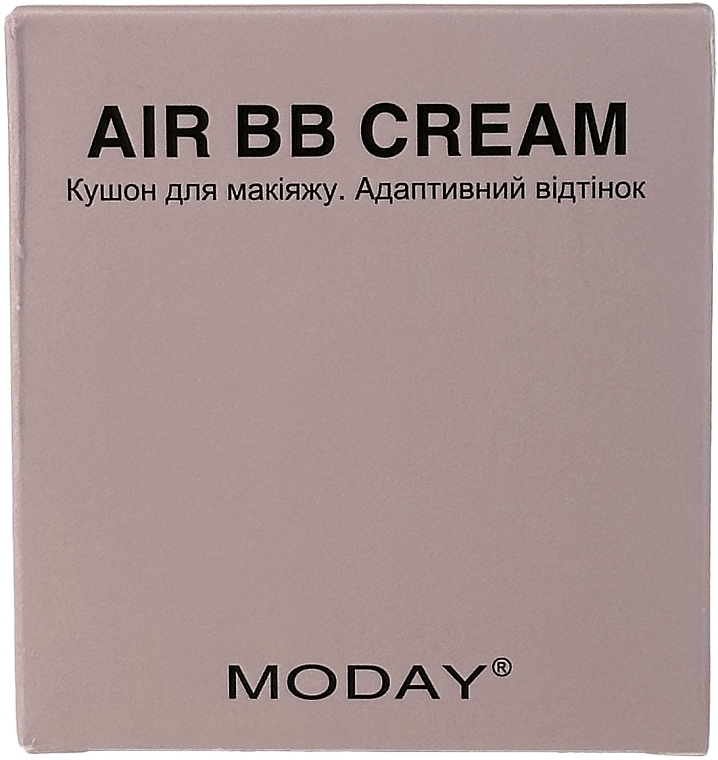 Адаптивный воздушный кушон для макияжа с маслом Ши и УФ фильтром - MODAY Cushion Air Bb Cream Spf4 — фото N3