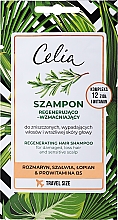 Відновлювальний і зміцнювальний шампунь для волосся - Celia Regenerating Hair Shampoo (пробник) — фото N1