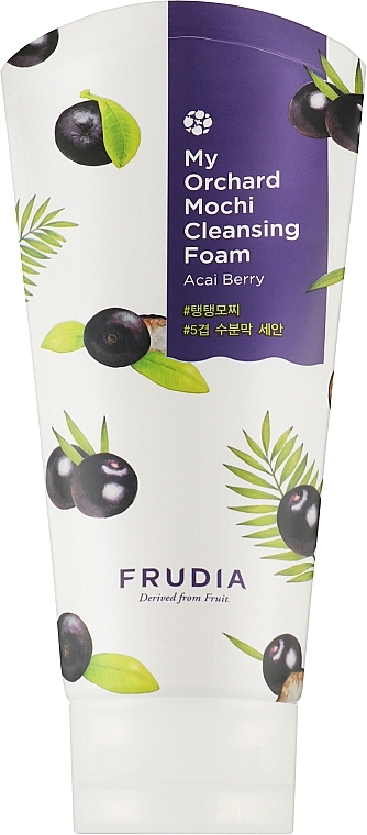Очищувальна пінка для обличчя з ягодами асаї - Frudia My Orchard Mochi Foam