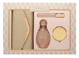 Духи, Парфюмерия, косметика Sarah Jessica Parker Lovely - Набор (edp 100ml + edp 10ml + bag + mirror)