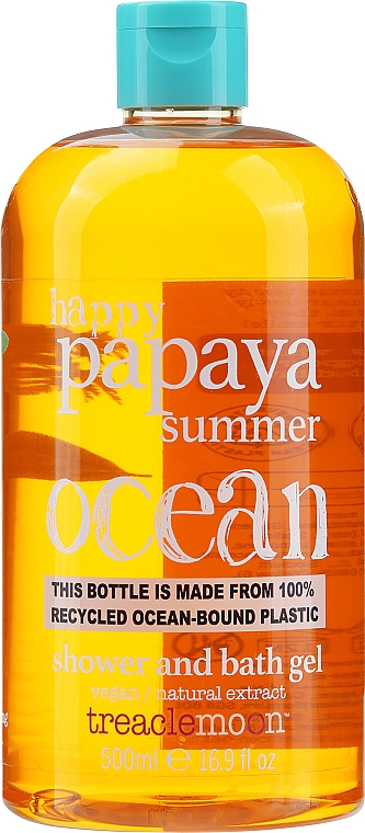 Гель для душу "Літня папая" - Treaclemoon Papaya Summer Bath & Shower Gel