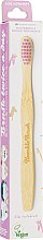 Парфумерія, косметика Дитяча бамбукова зубна щітка, ультрам'яка, рожева - Humble Brush