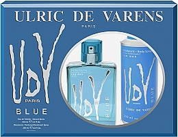 Духи, Парфюмерия, косметика Ulric de Varens UDV Blue - Набор (edt/100ml + deo/200ml)