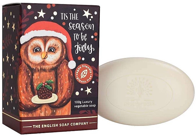 Мыло "Сова" - The English Soap Company Christmas Owl Mini Soap — фото N1