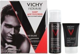 Парфумерія, косметика Набір - Vichy Homme Sensitive After-Shave (foam/50ml + a/sh/balm/75ml)