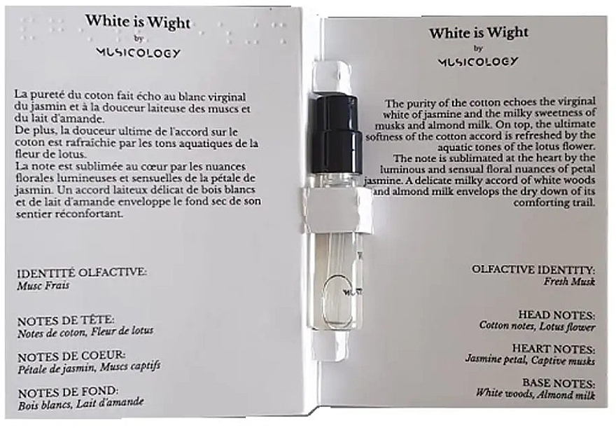Musicology White is Wight - Парфумована вода (пробник) — фото N2