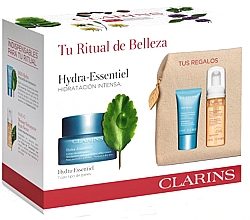 Духи, Парфюмерия, косметика Набор - Clarins Hydra-Essentiel Gift Set (cr/50ml + f/mask/15ml + foam/50ml)