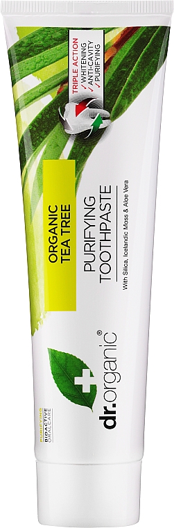 Зубная паста "Чайное дерево" - Dr. Organic Organic Tea Tree Toothpaste — фото N2
