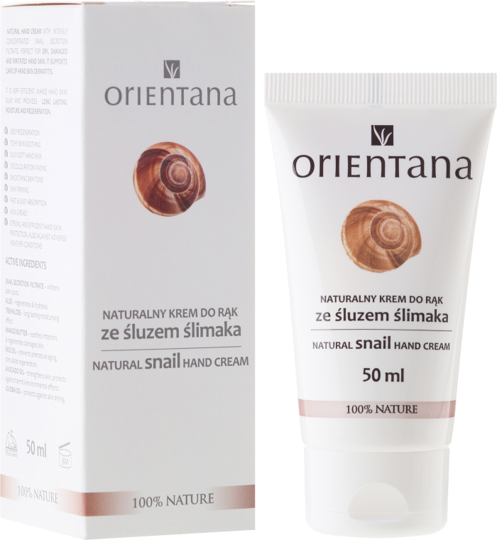 Крем для рук - Orientana Natural Snail Hand Cream — фото N1