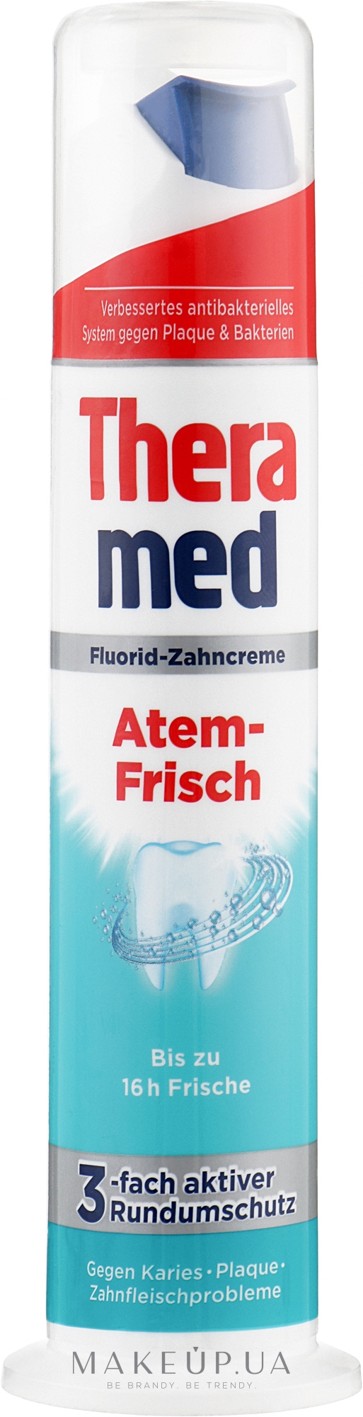 Зубная паста с дозатором - Theramed Intensive Fresh — фото 100ml