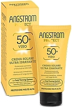 Ультраувлажняющий солнцезащитный крем для лица - Angstrom Protect Ultra Moisturizing Face Sun Cream SPF50+ — фото N1
