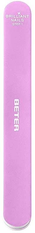 Пилочка-баф для ногтей, розовая - Beter Professional Buffer Nailfile — фото N1