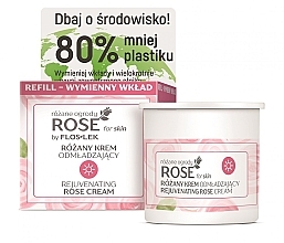 Парфумерія, косметика Омолоджувальний крем для обличчя з трояндою - Floslek Rose For Skin Rose Rejuvenating Rose Cream