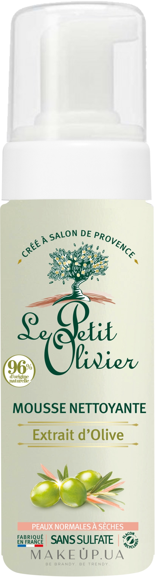 Очищающая пенка для умывания с оливковым маслом - Le Petit Olivier Face Cares With Olive Oil — фото 150ml