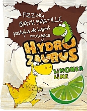 Парфумерія, косметика Шипучі таблетки для ванн "Лайм" - Hydrozaurus Fizzing Bath Pastille