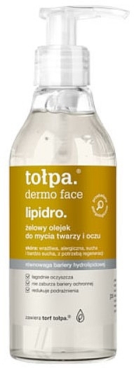 Гель-масло для умывания лица и глаз - Tolpa Dermo Face Lipidro — фото N1