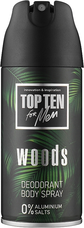 Чоловічий дезодорант-спрей "Woods" - Top Ten For Men Deodorant Body Spray